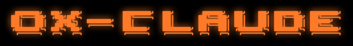 The oxclaude wordmark